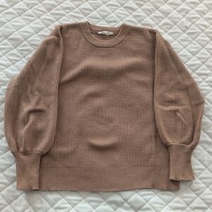 Workshop Sweater Size M Women Tan Beige Fall Neutral Jumper